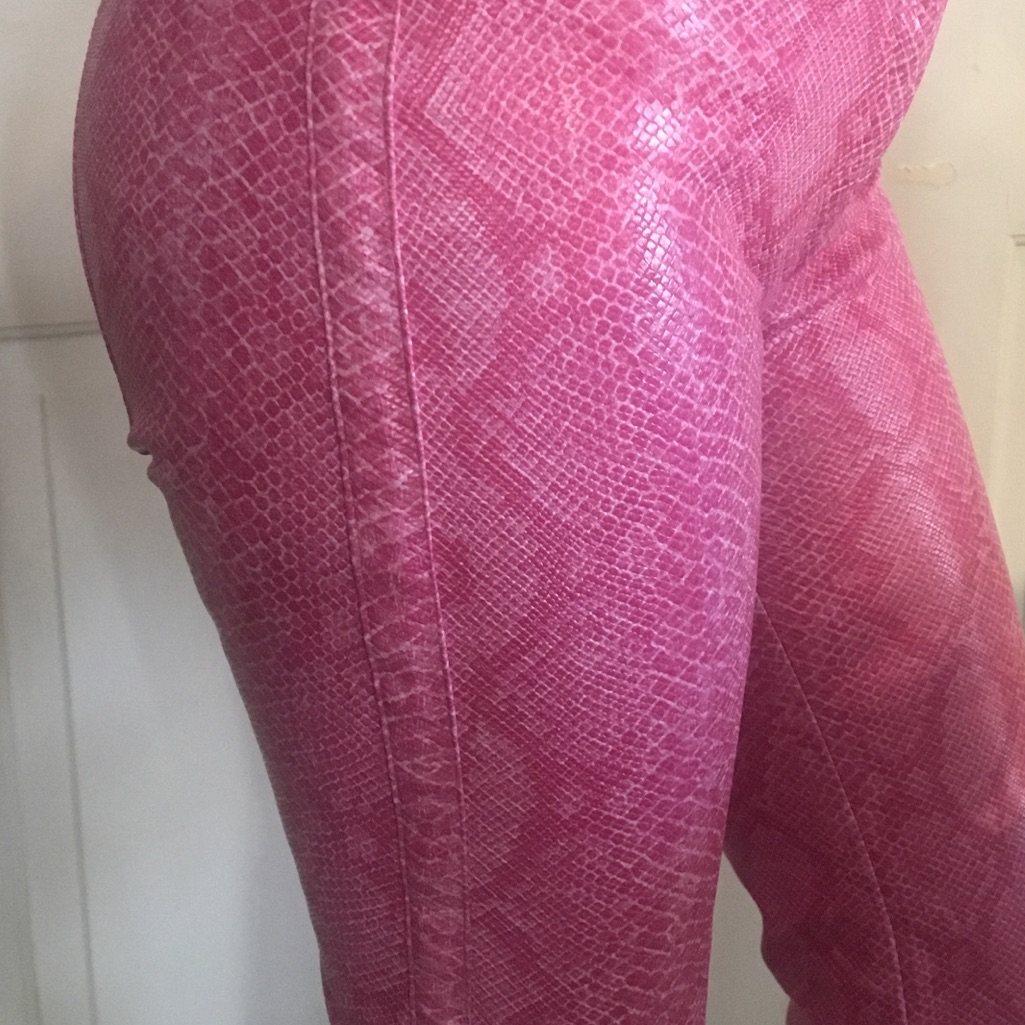 Pink Python Pants!